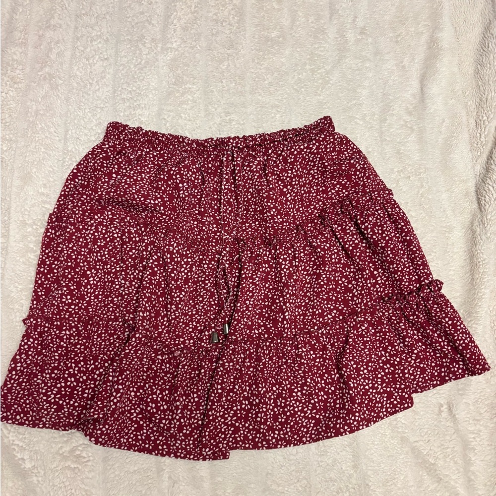 Women's Red Polka Dot Skirt